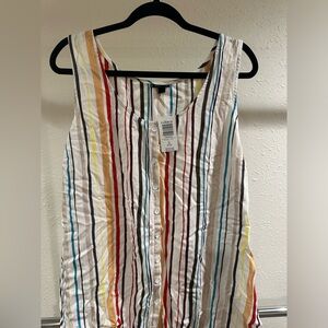 Torrid size 3 striped tank. NWT